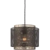 Plexus Large Pendant Light - Black, Steel