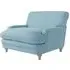 Plumpton Fabric Armchair - Duck Egg Blue
