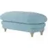 Plumpton Fabric Foot Stool - Duck Egg Blue