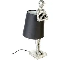 Polyp Man Table Lamp - Silver, Black alternate view