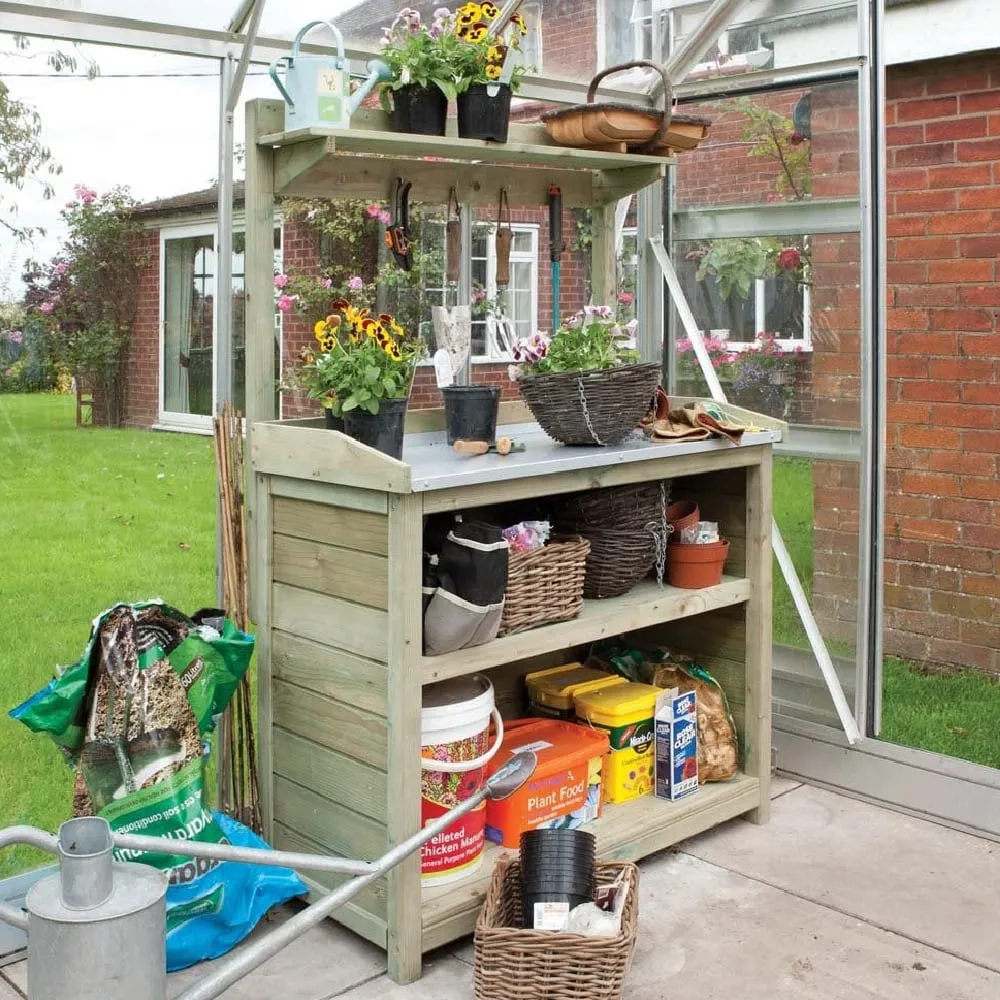 Pomeroy Garden Potting Station - Natural, Wood product