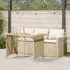 Ponce 3-Seater Outdoor Dining Set - Beige, Rattan