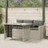Ponce 3-Seater Outdoor Dining Set - Grey, Rattan