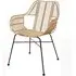 Ponoka Stacking Armchair - Natural, Rattan