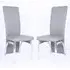 Pooler Dining Chairs - Grey, Faux Leather