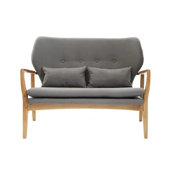 Porrima 2-Seater Sofa - Grey, Birchwood image