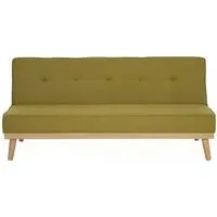 Porrima 3-Seater Sofa Bed - Green, Polyester