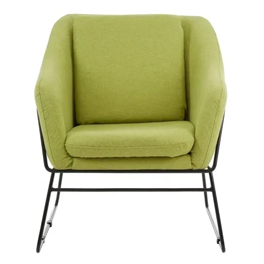 Porrima Chair with Stainless Steel Legs - Green image