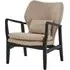 Porrima Lounge Chair - Beige, Birchwood