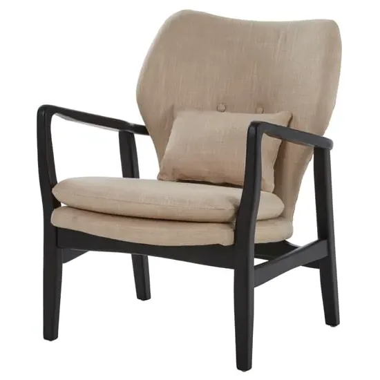 Porrima Lounge Chair - Beige, Birchwood image