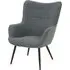 Porrima Upholstered Armchair - Grey, Fabric