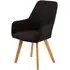 Porrima Upholstered Leisure Chair - Black, Fabric