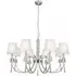 Portico 8 Light Ceiling Fitting with Crystal Drops - Chrome