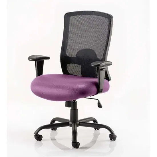 Portland HD Office Chair with Lumbar Support - Purple