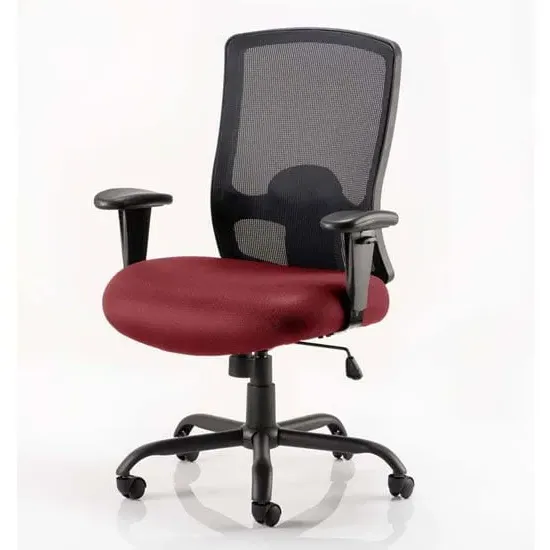 Portland HD Office Chair with Lumbar Support - Red