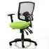 Portland III Office Chair with Lumbar Support - Green, Mesh