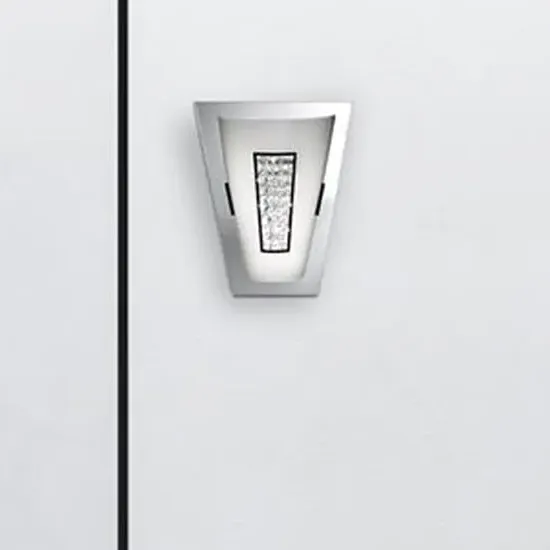 Portland LED Bathroom Wall Light - Chrome image