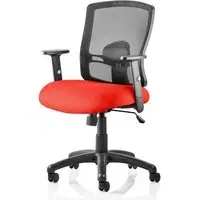 Portland Task Office Chair with Adjustable Arms - Black