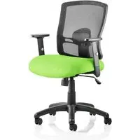 Portland Task Office Chair with Adjustable Arms - Black