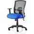 Portland Task Office Chair with Adjustable Arms - Blue