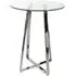 Poseur Round Bar Table - Clear, Glass