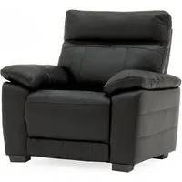 Posit 1-Seater Sofa - Black, Leather