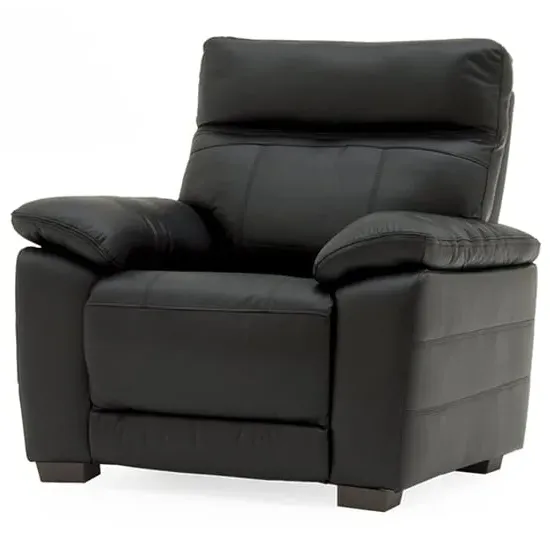 Posit 1-Seater Sofa - Black, Leather