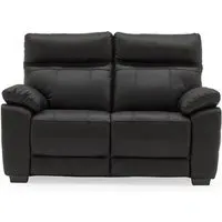 Posit 2-Seater Sofa - Black, Leather