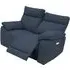 Posit Electric Reclining 2-Seater Sofa - Blue, Leather
