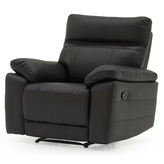 Posit Reclining 1-Seater Sofa - Black, Leather
