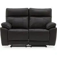Posit Reclining 2-Seater Sofa - Black, Leather