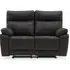 Posit Reclining 2-Seater Sofa - Black, Leather