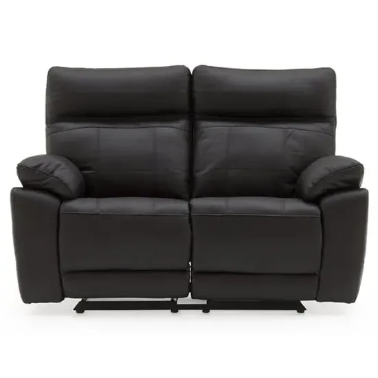 Posit Reclining 2-Seater Sofa - Black, Leather