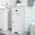 Potsdam Bathroom Cabinet with 1 Door 1 Drawer - White