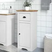 Potsdam Bathroom Cabinet with 1 Door 1 Drawer - White Oak