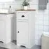 Potsdam Bathroom Cabinet with 1 Door 1 Drawer - White Oak