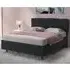 Poznan Small Double Ottoman Bed - Anthracite, Fabric