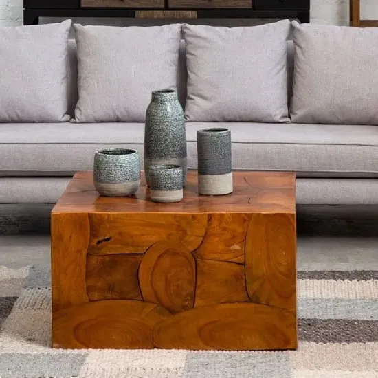 Praecipua Coffee Table - Brown, Teak