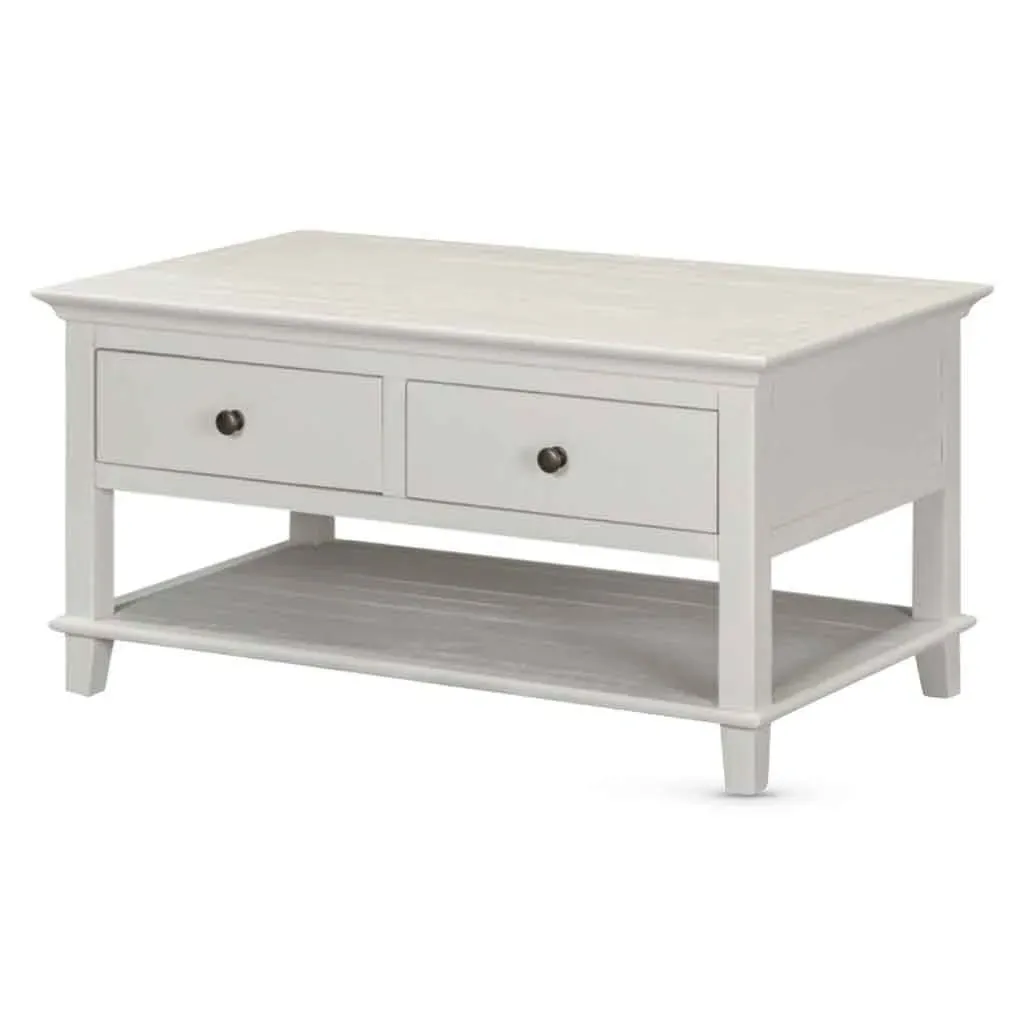 Prague Coffee Table with 2 Drawers - Truffle, Wood product