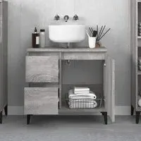 Prague Vanity Unit with Storage - Grey