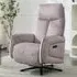 Prato Electric Recliner Chair with Triple Motor - Lavender, Fabric
