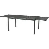 Prats Extendable Dining Table - Grey, Metal