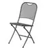 Prats Folding Dining Chair - Grey, Metal