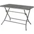 Prats Folding Outdoor Dining Table - Grey, Metal