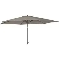 Prats Outdoor Tilt Parasol - Grey, Aluminium