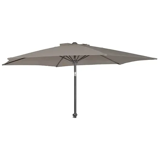 Prats Outdoor Tilt Parasol - Grey, Aluminium