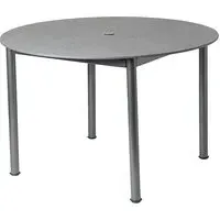 Prats Round Dining Table - Grey, Stone