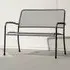 Prats Seating Bench - Grey, Metal