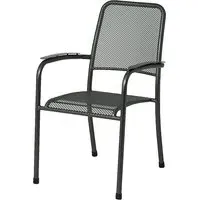 Prats Stacking Armchair - Grey, Metal