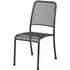 Prats Stacking Dining Chair - Grey, Metal